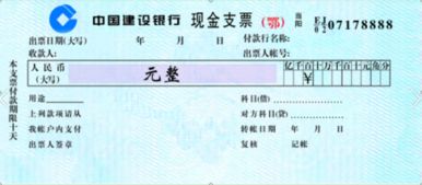 轻松解锁：现金支票的支取全攻略 1