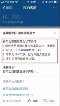 揭秘！支付宝备用金查找与使用全攻略 1
