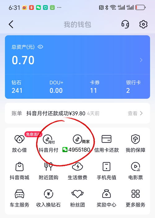 抖音月付轻松还，几步操作搞定还款秘籍！ 2