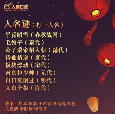 元宵佳节，十五日字谜大揭秘！ 2
