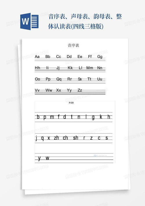 小学拼音宝典：声母韵母及整体认读全攻略 3
