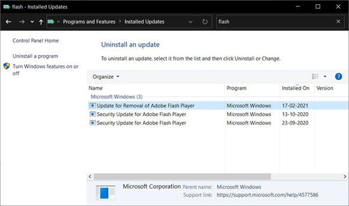 彻底告别Flash！Win10用户必知的Flash插件卸载指南 3