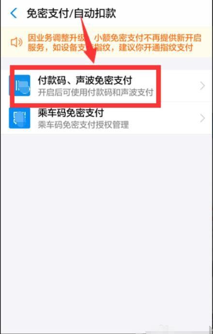 如何关闭支付宝的免密支付功能 2