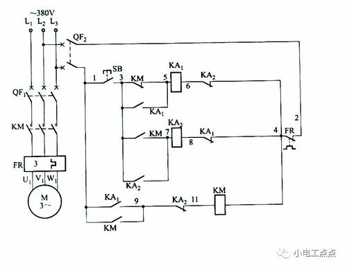 电动机基本控制电路图有哪些（一）？ 4