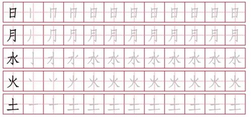 如何正确书写火字，一看就会的教程！ 3