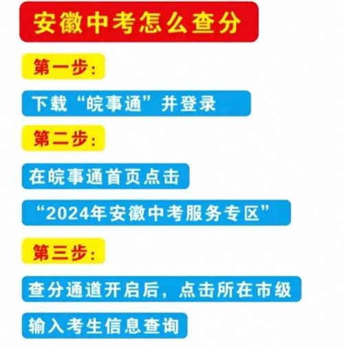 想知道2024年安徽中考成绩？快来这里一键查询入口揭秘！ 4