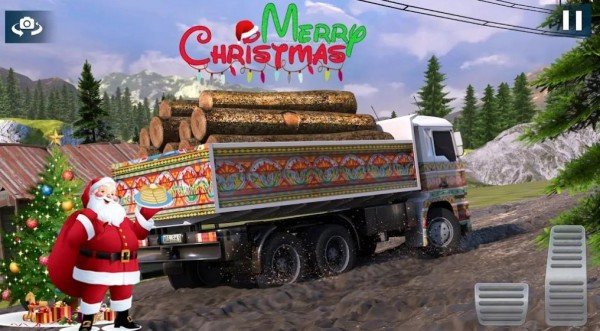 圣诞雪地卡车模拟器 截图2