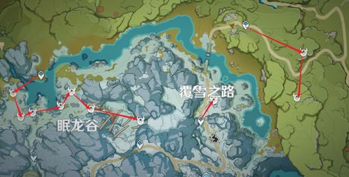 原神士官徽记高效采集路线规划 3