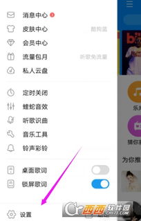 酷狗音乐怎样打开大字模式？ 2