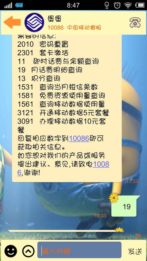 中国移动卡如何短信查询流量及话费余额？ 4
