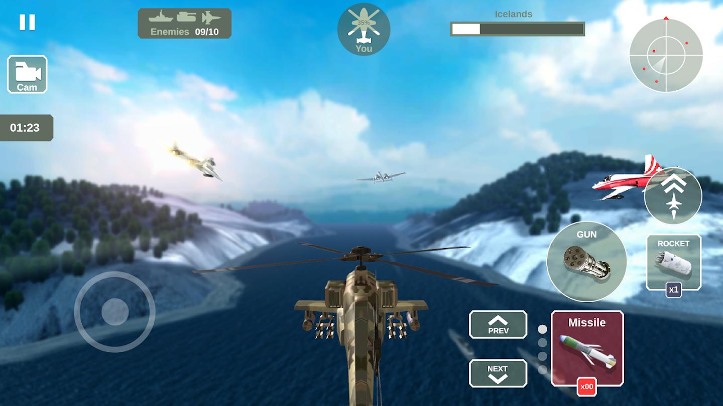 直升机模拟器战争 截图2