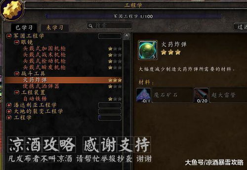 魔兽世界：高效速成工程技能全攻略 2