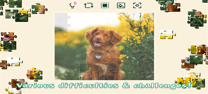 宠物狗狗的拼图挑战 截图2