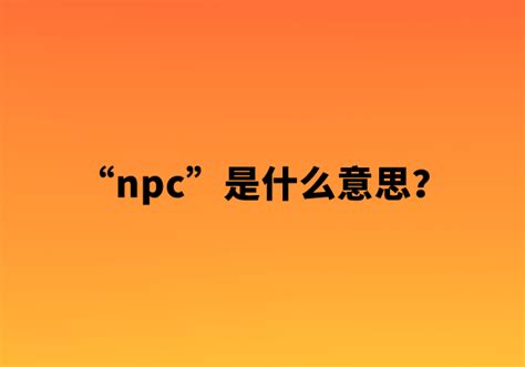 NPC是什么意思？初学者必知的游戏术语解析 2