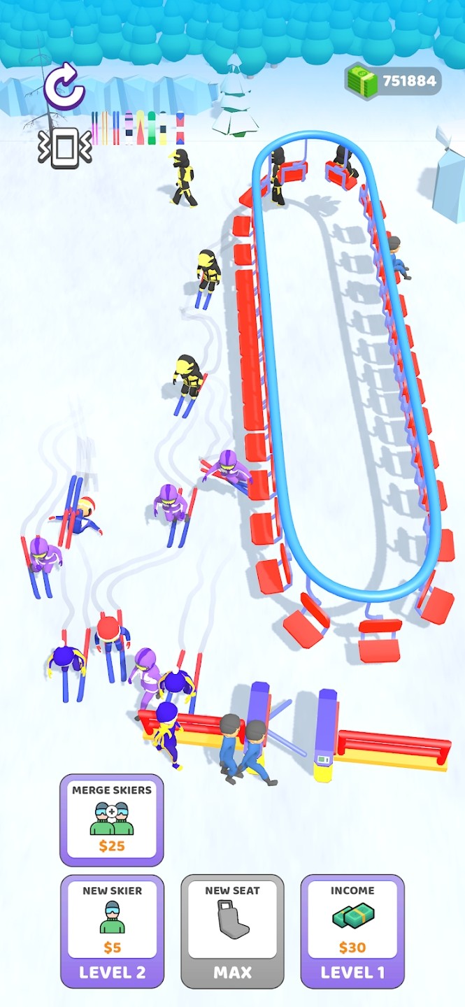 滑雪缆车点击器 截图3