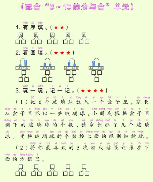 轻松学唱！1-20数字歌顺口溜大全 1