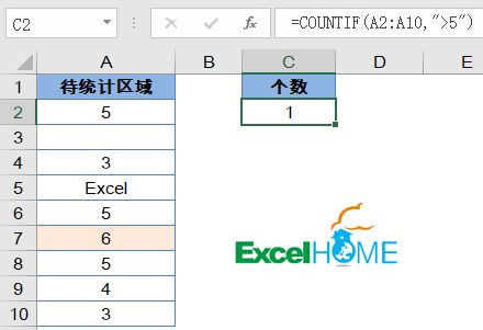 使用Count与Countif函数统计非零数字的个数 4