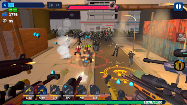 子弹风暴僵尸浪潮解锁无限子弹版 截图2