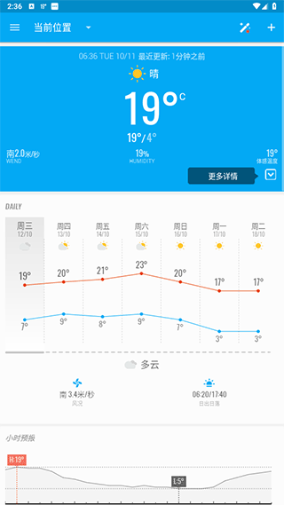 琥珀天气Elite增强版 截图4