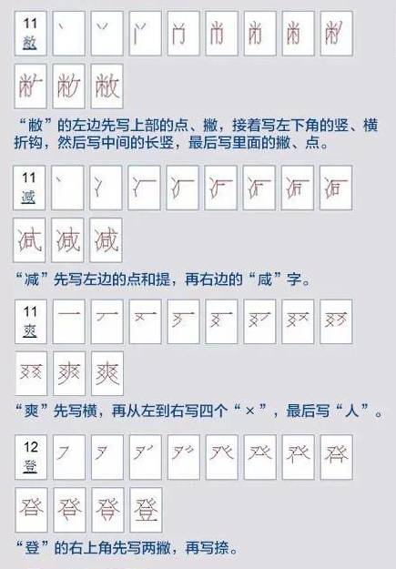 想知道'花'字的正确笔顺？一学就会，点这里！ 3