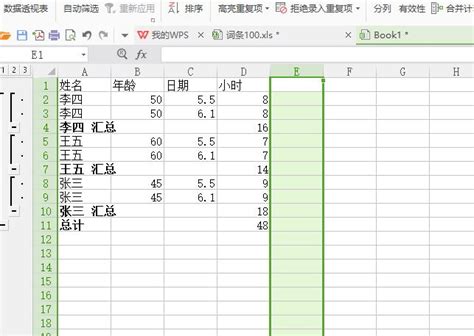 Excel分类汇总操作指南 2