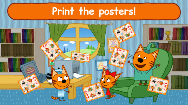 儿童猫咪马戏团游戏 1