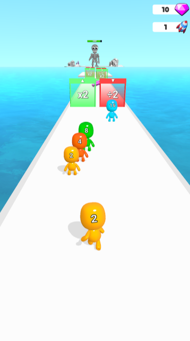 男人奔跑者2048 截图3