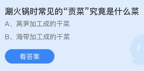 揭秘蚂蚁庄园里的神秘佳肴：贡菜究竟是何方神圣？ 3