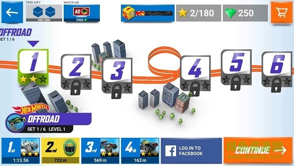 热轮赛车游戏 1