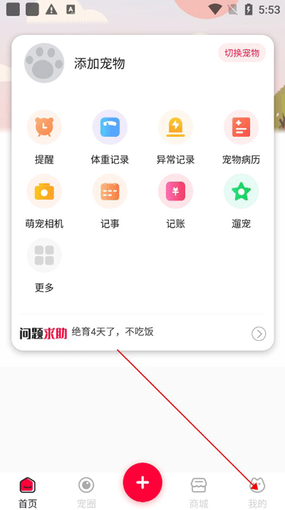 铲屎官日常app 1