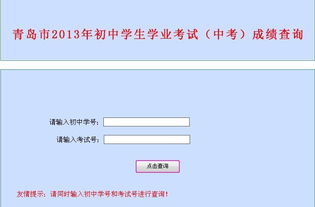 手机轻松查！青岛市中考成绩查询指南 1