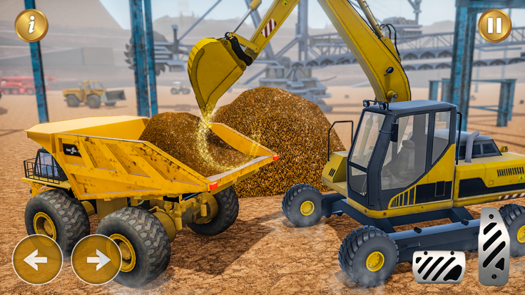 采矿挖掘机模拟器3D 截图2