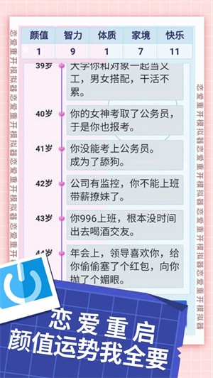 恋爱重开模拟器 截图3