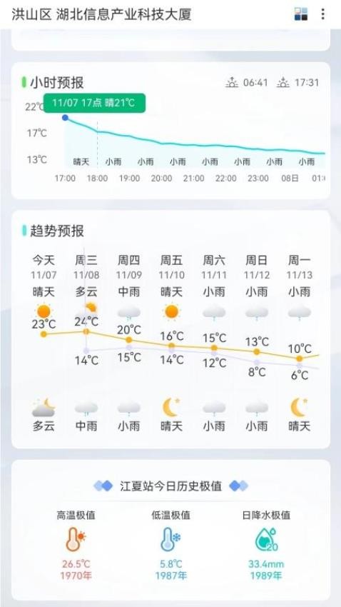 武汉天气手机版  1