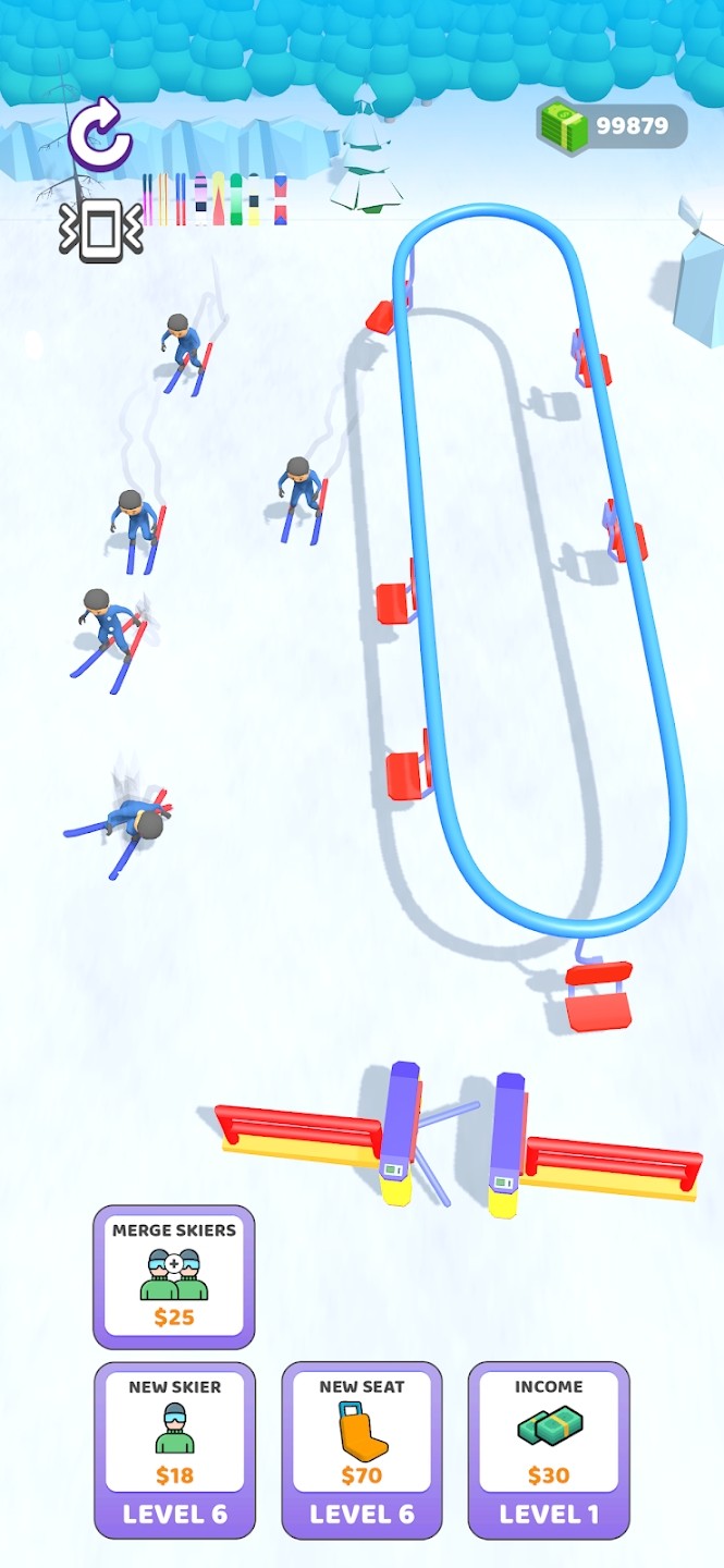 滑雪缆车点击器 1