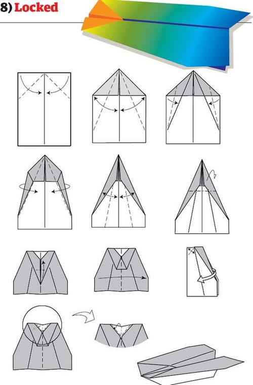翱翔童年的梦想：纸飞机折叠艺术全揭秘 1