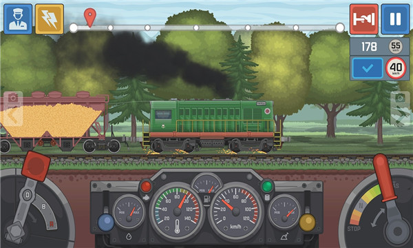模拟火车行驶游戏 截图2