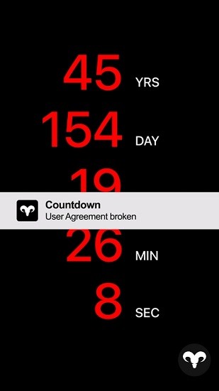 黑暗倒计时软件 截图2