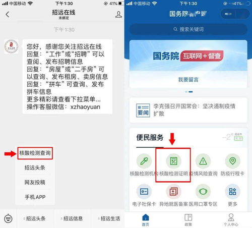 微信快速查询核酸检测电子版结果的方法 1
