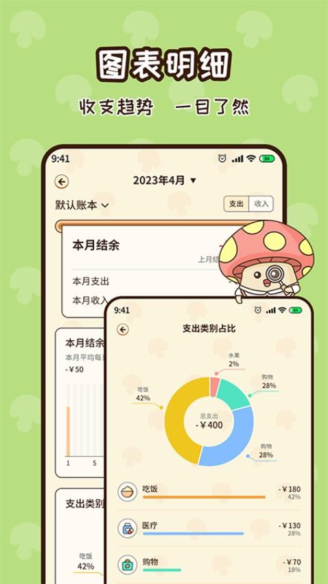 蘑菇记账 截图4