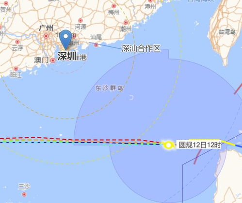 如何查询2021年台风圆规的实时路径图？ 4