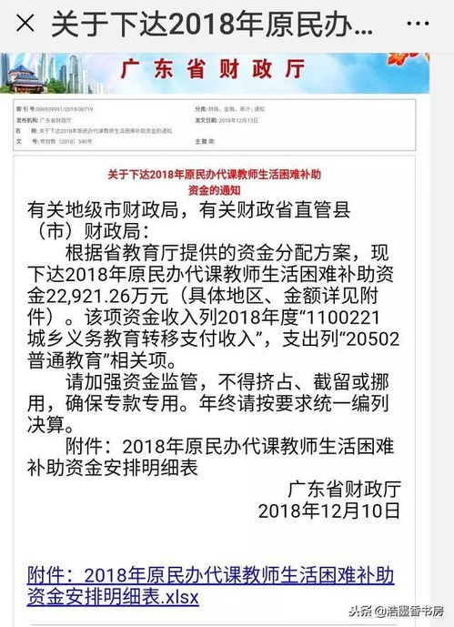 原民办教师补助政策是怎样的？ 2