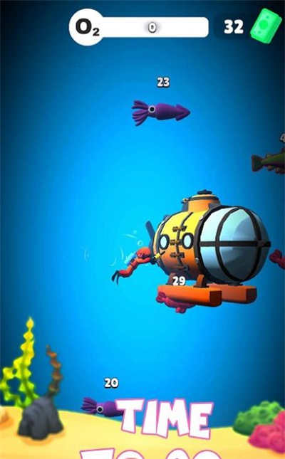 潜水钓鱼游戏 截图2