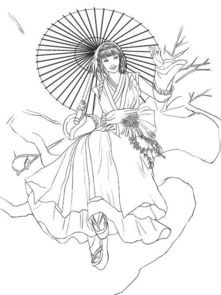 绘制动漫美女的技巧与步骤 1