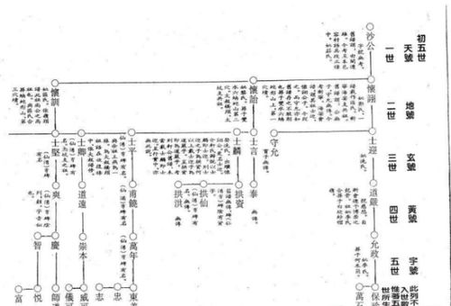 四种常见的家谱制作格式概览 2