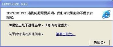 IE应用程序错误的高效解决方案 1