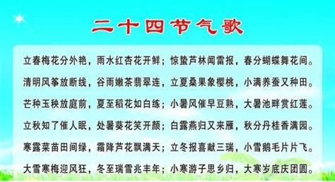 揭秘千年智慧：全文诵读《二十四节气歌》，感受自然韵律之美 2