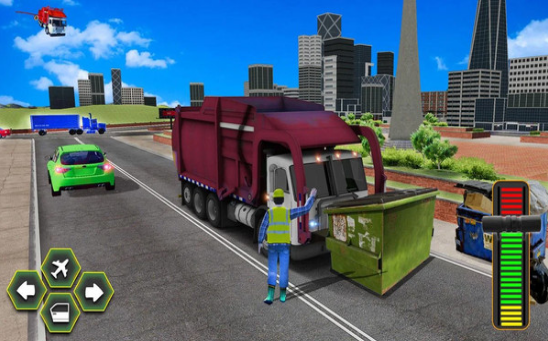 飞行垃圾车模拟驾驶 截图1
