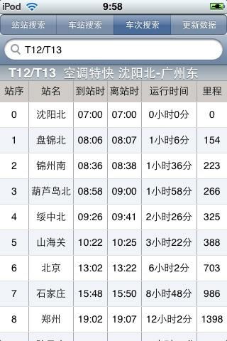 高效查询列车时刻表的方法 4