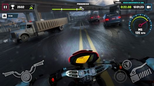 高速摩托模拟器游戏 截图1